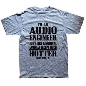 Audio Engineer Cooler Sound Guy T-Shirt Mens 2020