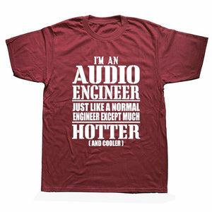 Audio Engineer Cooler Sound Guy T-Shirt Mens 2020