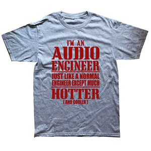 Audio Engineer Cooler Sound Guy T-Shirt Mens 2020