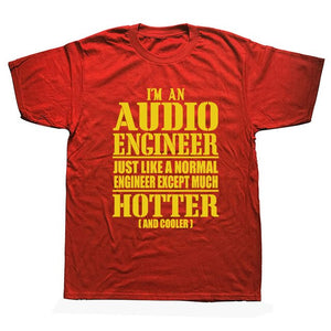 Audio Engineer Cooler Sound Guy T-Shirt Mens 2020