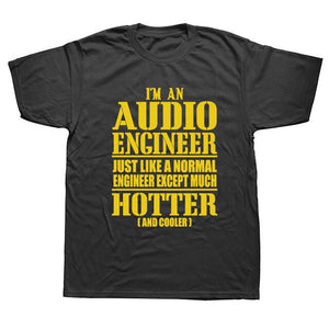Audio Engineer Cooler Sound Guy T-Shirt Mens 2020
